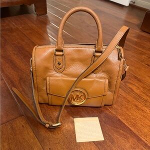 Michael Kors Brown Leather Satchel